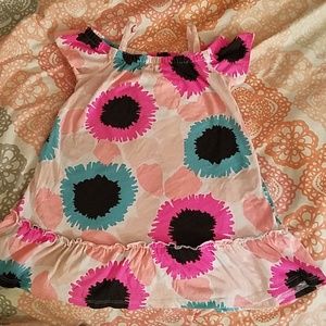 Peek-a-boo shoulder dress